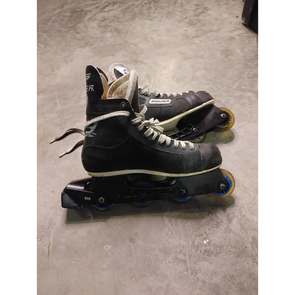 Bauer Premier Impact Inline Roller Hockey Skates Size US Skate‎ Sz10 Black
